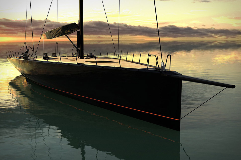 Yacht Wallycento Tango Continuous Innovation Panorama 4 Piano